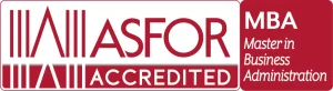 asfor mba accredited logo