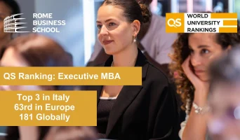 QS Rankings Executive MBA Rome Business School