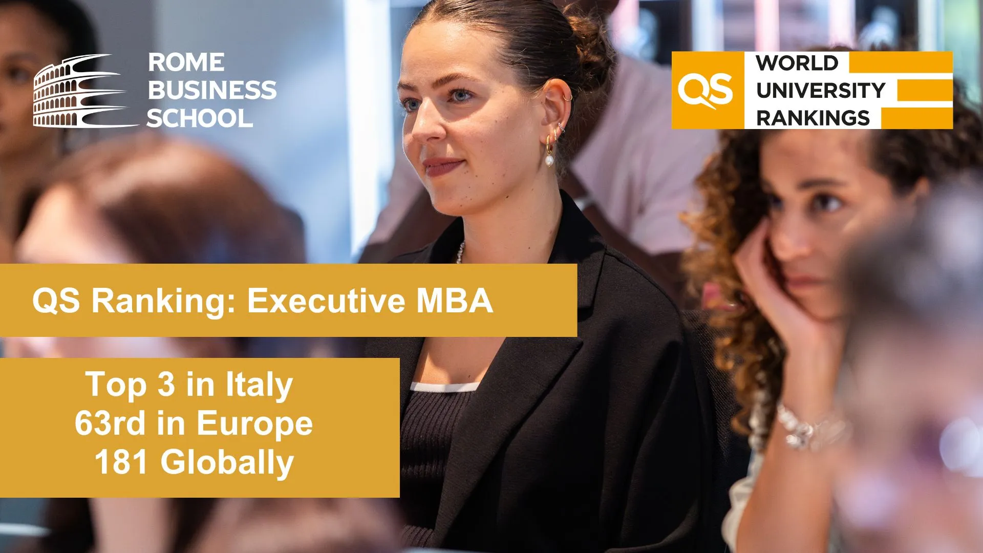 QS Rankings Executive MBA Rome Business School